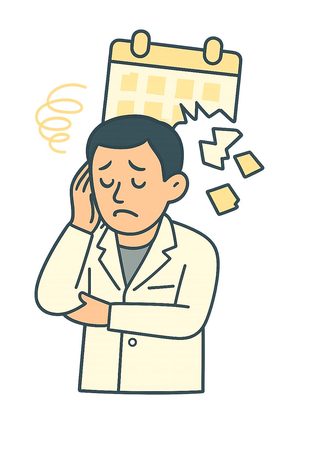 Clinician overwhelmed by on-call scheduling changes
