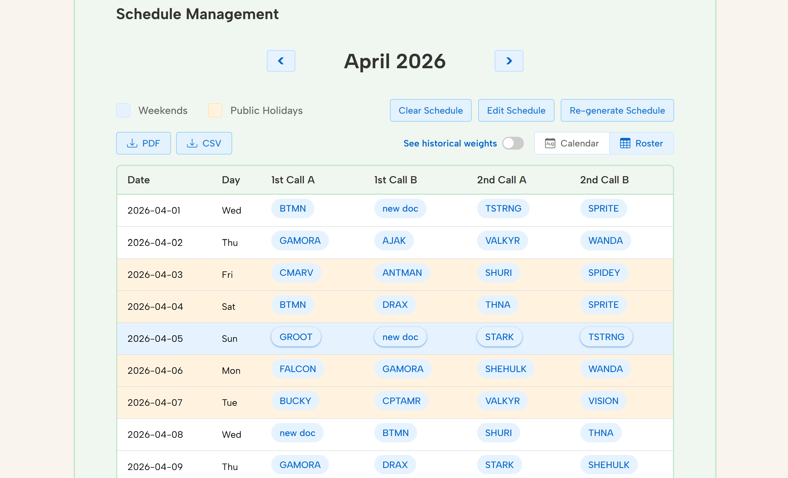 Smart Scheduler schedule management